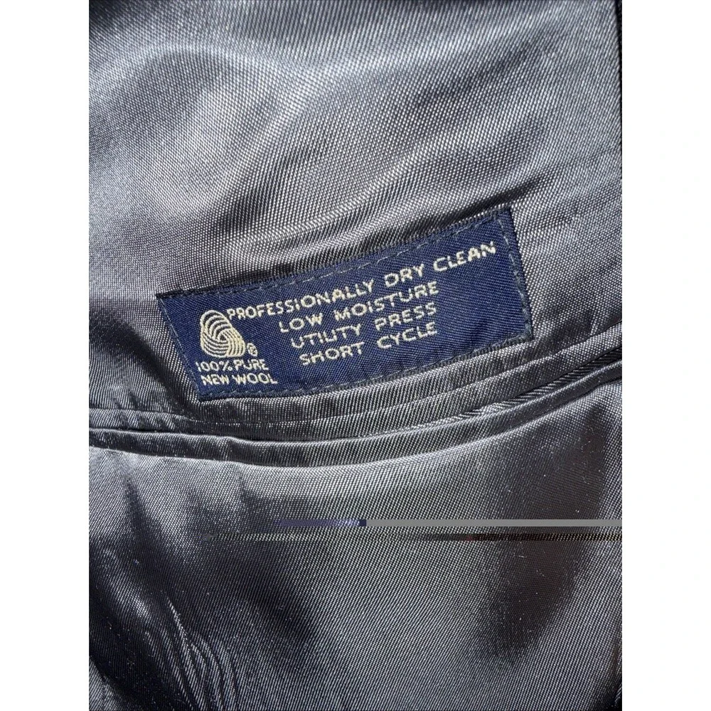 Jos A Bank Executive Collection Blazer 42R Charcoal Gray 100%‎ Wool Sport Coat